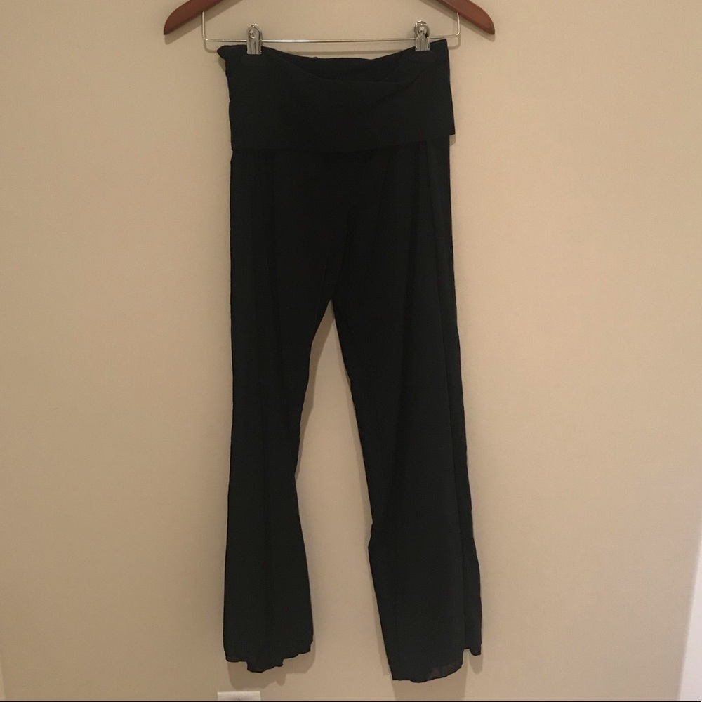 hard tail black yoga pants